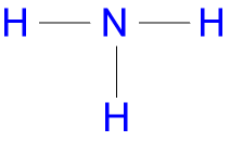 ammonia molecule structure
